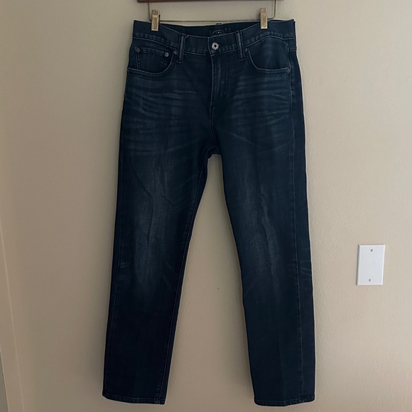 Lucky Brand Men's Deep Indigo Straight Jeans W30 L30 EUC - Picture 1 of 10
